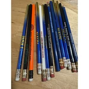LOT OF 13 ADVERTISING PENCILS CALIFORNIA SCHOOLS